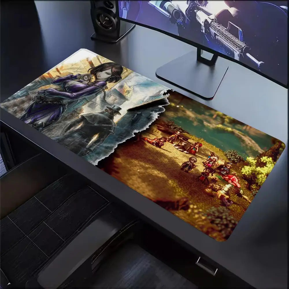 Octopath Traveler Travelers United Desk Mat