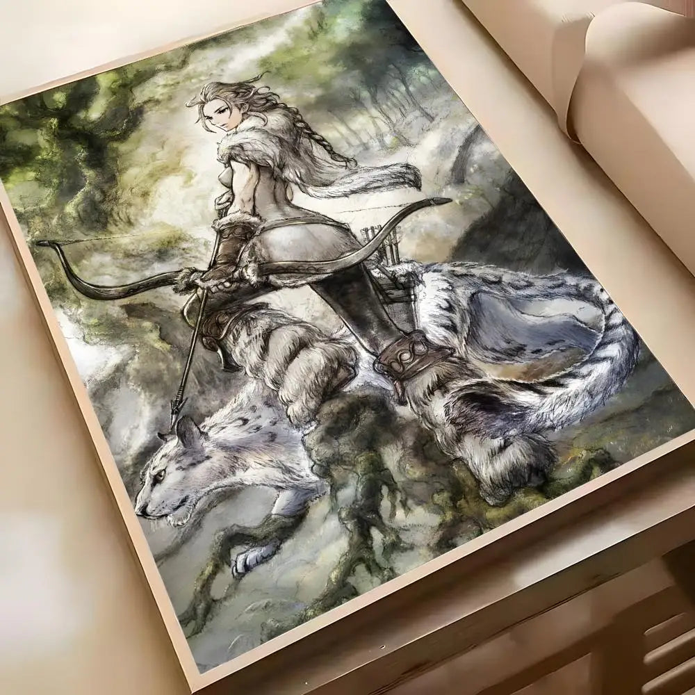 Octopath Traveler 0 H'aanit Poster