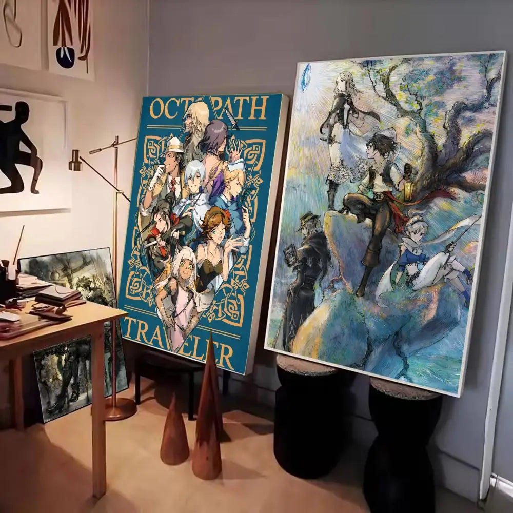 Octopath Traveler 0 Legendary Travelers Poster