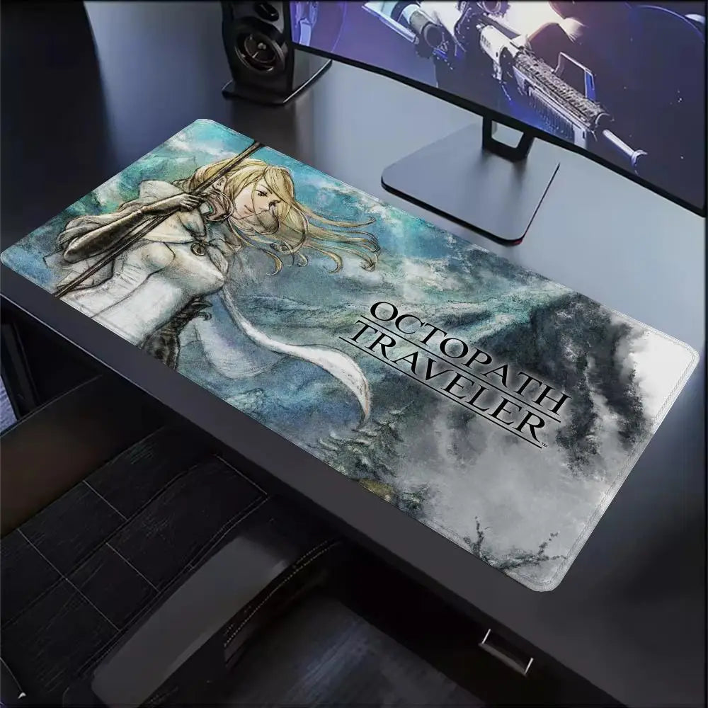 Octopath Traveler Eightfold Journey Desk Mat