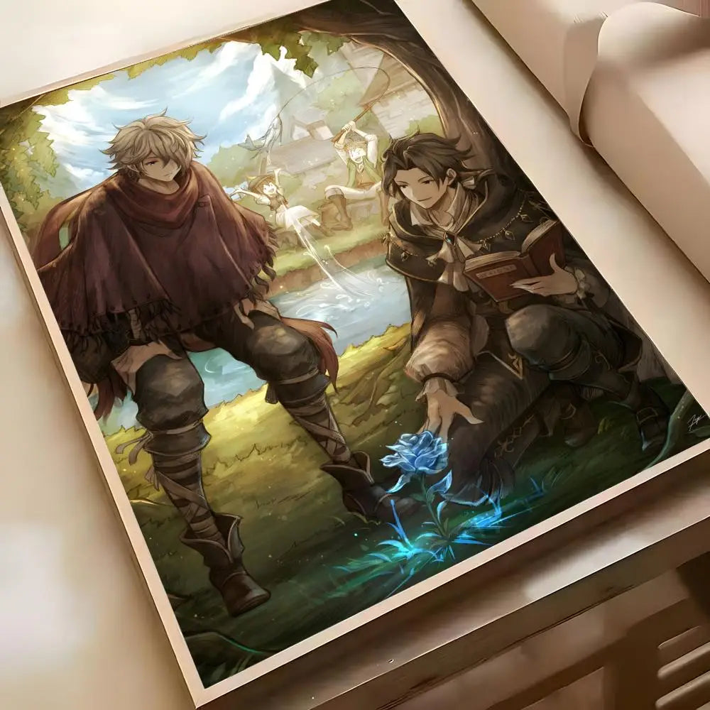 Octopath Traveler 0 JRPG Character Duo Poster