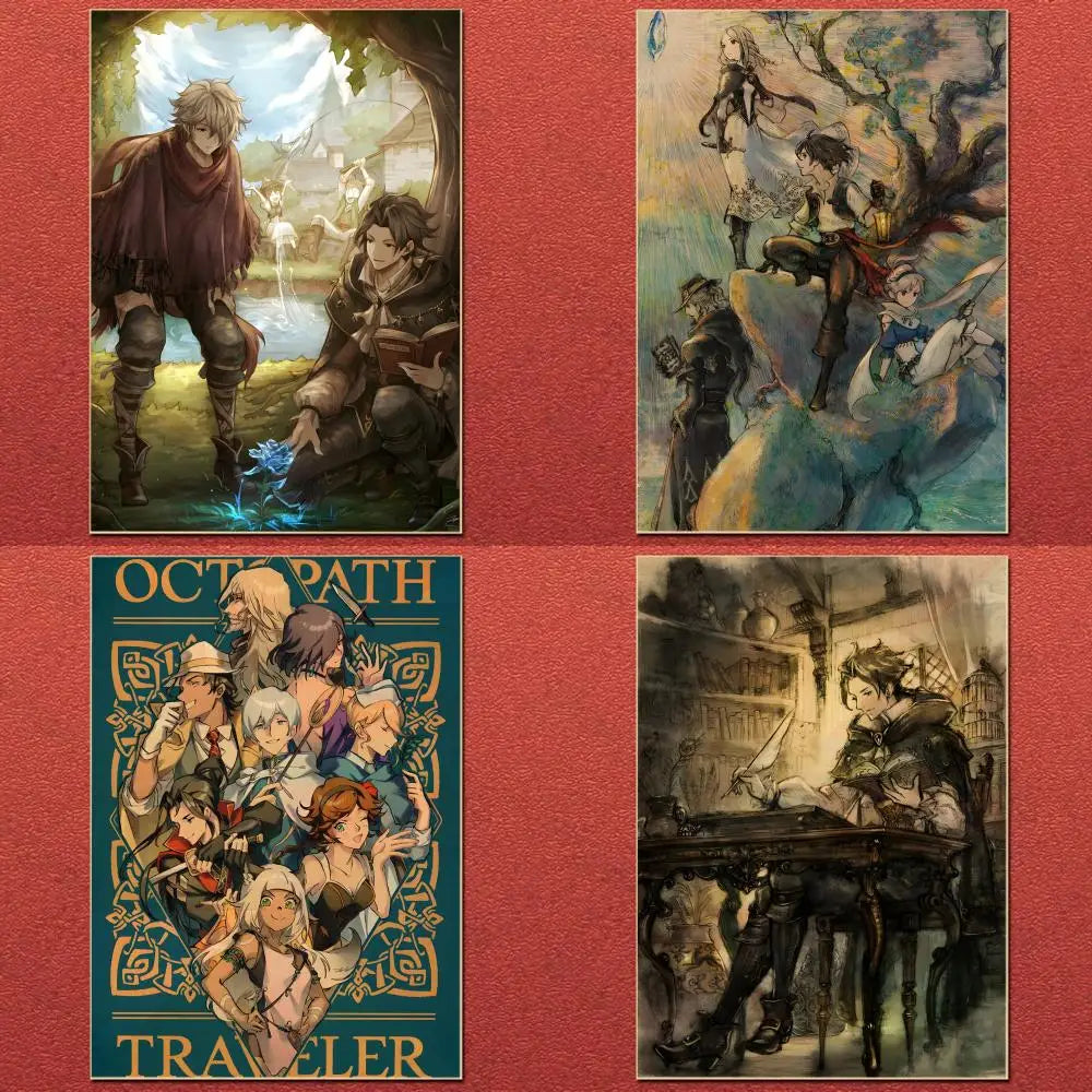 Octopath Traveler 0 Legendary Travelers Poster