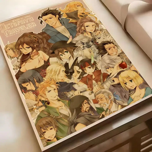 Octopath Traveler 0 Full Roster Poster