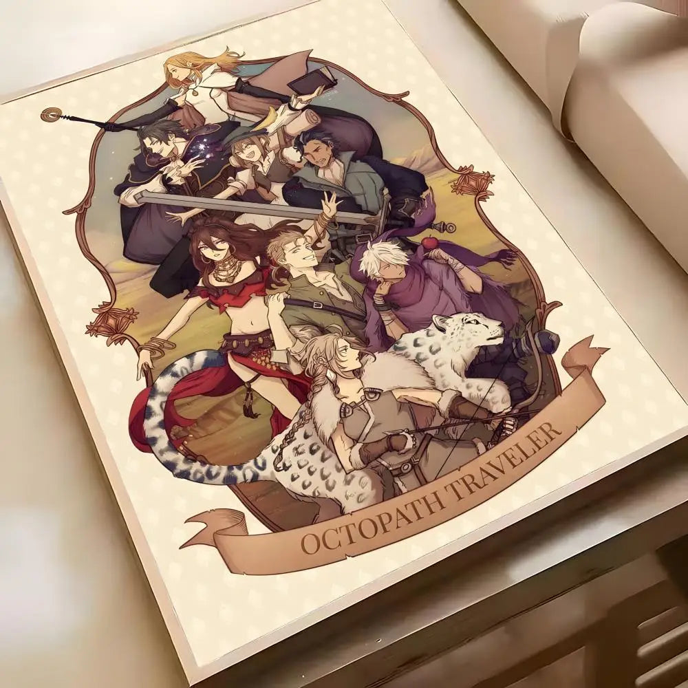 Octopath Traveler 0 Emblem of the Eight Poster