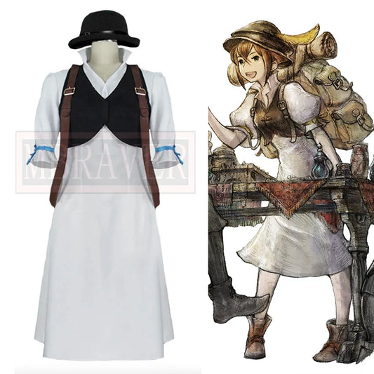 Octopath Traveler Tressa Colzione Cosplay Dress