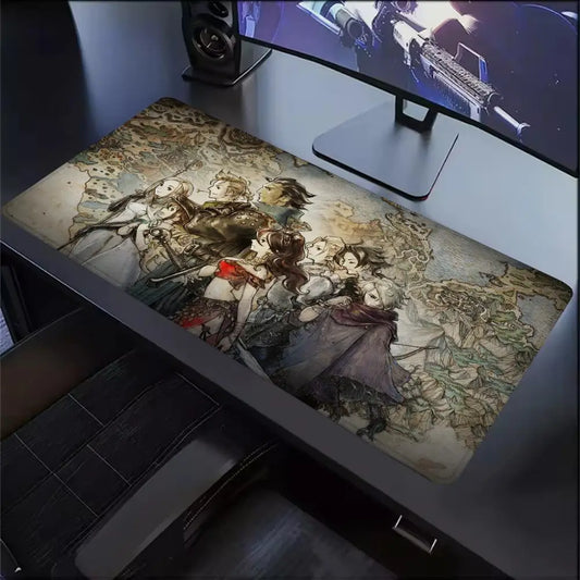 Octopath Traveler Emblem of the Eight Desk Mat