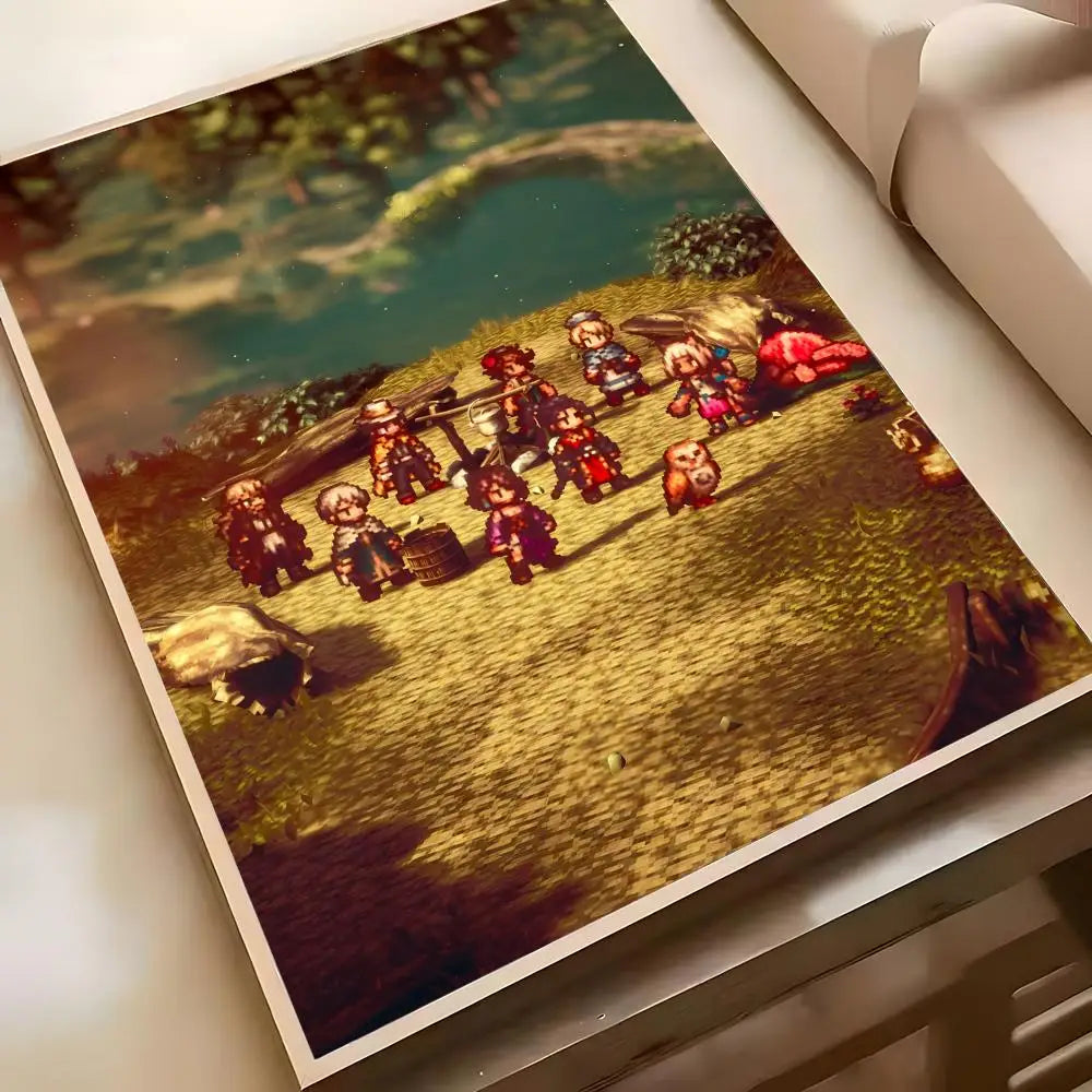 Octopath Traveler 0 Eight Travelers United Poster