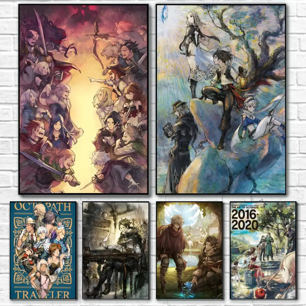 Octopath Traveler 0 Legendary Travelers Poster