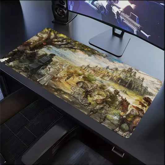 Octopath Traveler HD-2D World Desk Mat