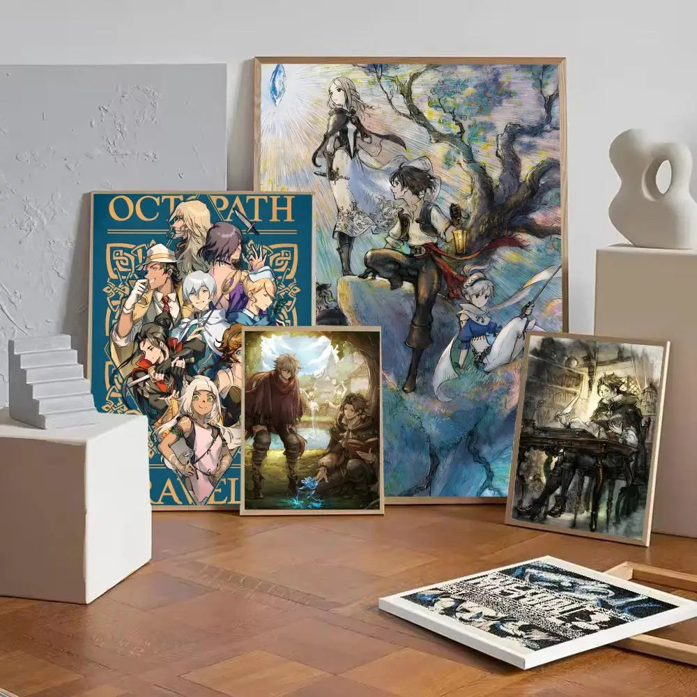 Octopath Traveler 0 Legendary Travelers Poster