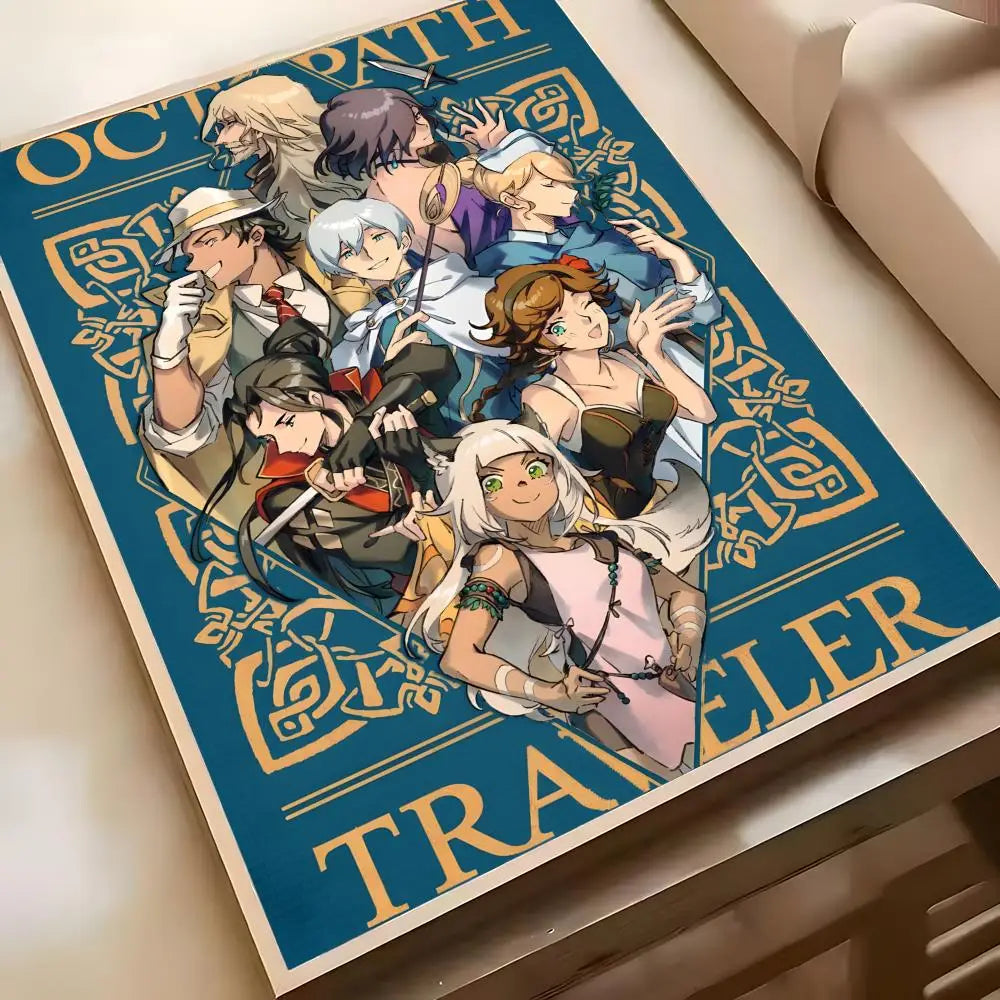Octopath Traveler 0 Legendary Travelers Poster