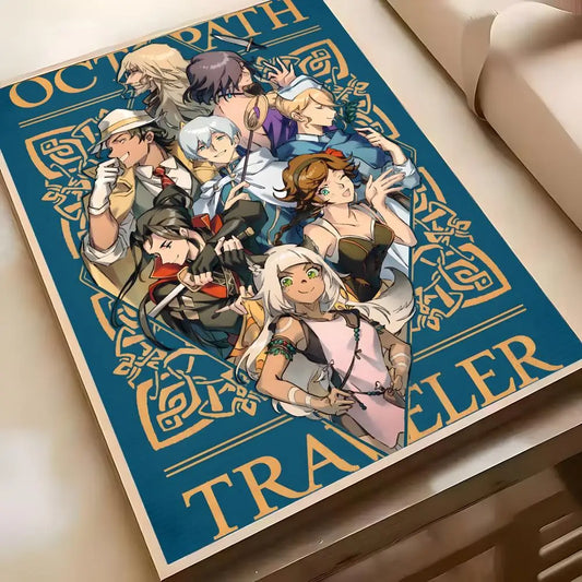 Octopath Traveler 0 Legendary Travelers Poster