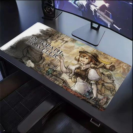 Octopath Traveler United Destinies Desk Mat
