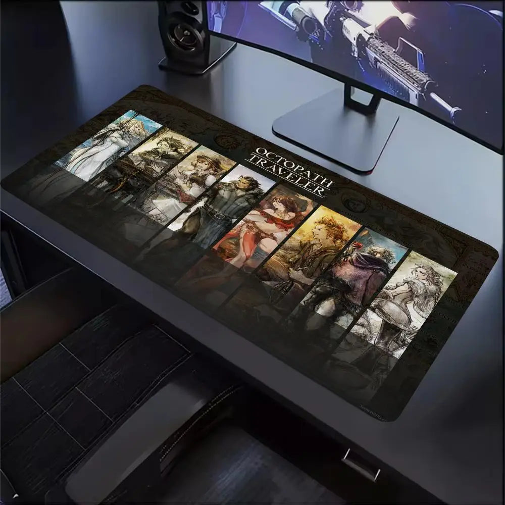 Octopath Traveler Legendary Travelers Desk Mat